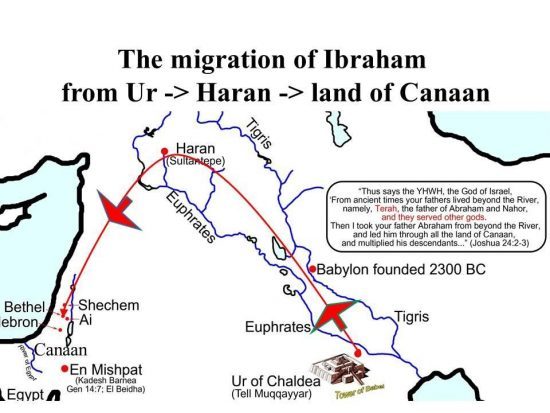Карта странствий Ибрахима